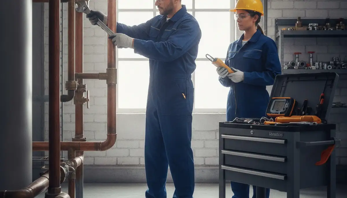 El Paso plumber repairing residential pipe leak for plumbing service call