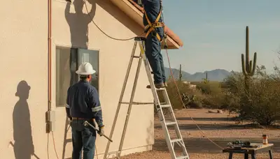 Plumbing repair service truck in El Paso, TX for emergency pipe and leak repairs