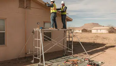 Plumber repairing a pipe in El Paso, TX for residential plumbing service