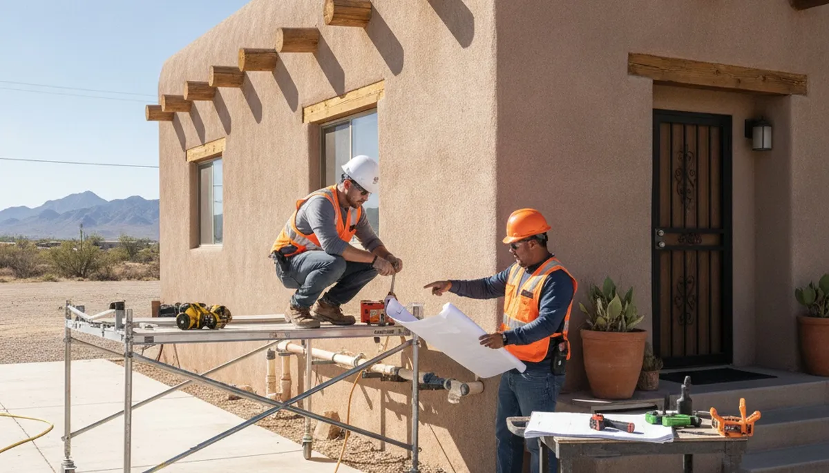 Professional El Paso, TX plumber handling residential pipe repair for plumbing services