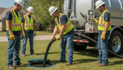 Septic pumping service in El Paso, TX for residential plumbing repair by On Call Plumbers