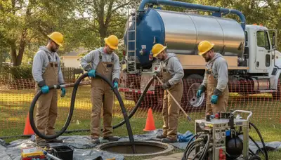 Septic tank cleaning service for El Paso, TX homes by On Call Plumbers