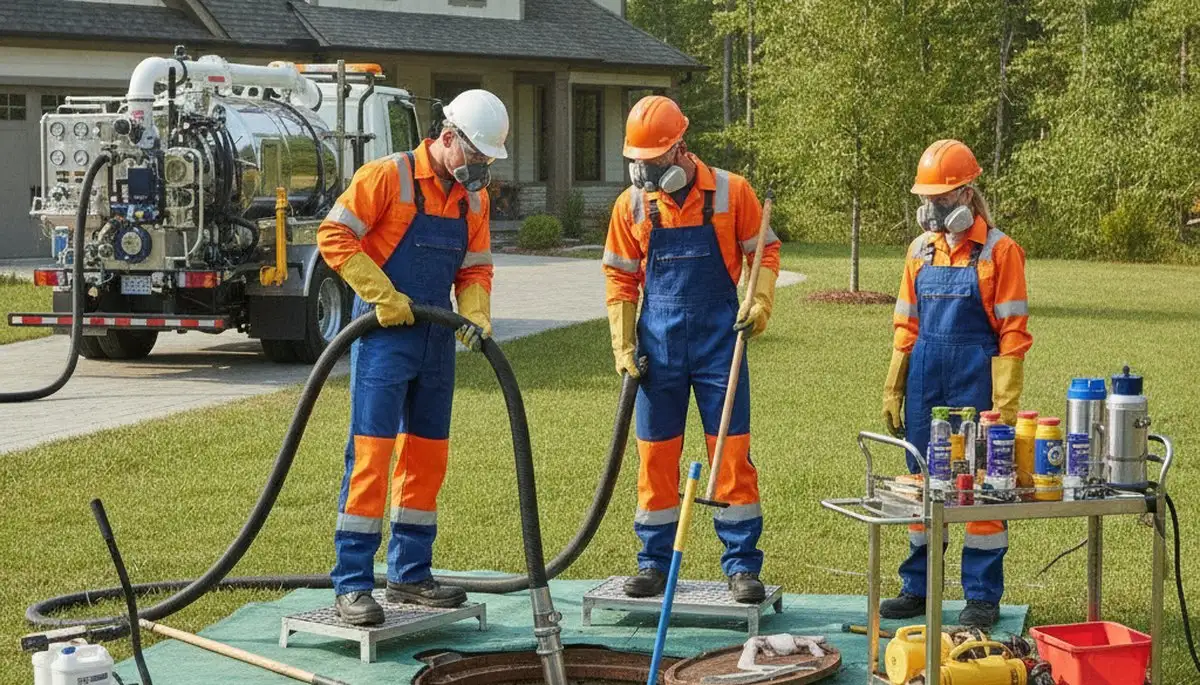 Septic tank cleaning service for El Paso, TX homes by On Call Plumbers