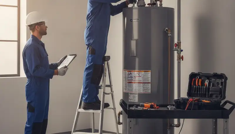 Water heater repair technician serving El Paso, TX for fast residential plumbing service